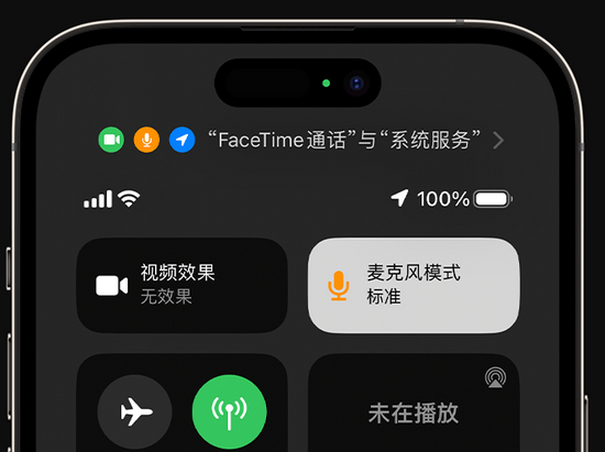 铅山苹果授权维修网点分享iPhone在通话时让你的声音更清晰 