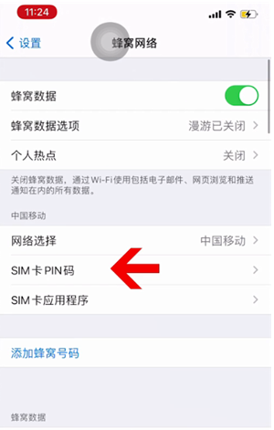 铅山苹果14维修网分享如何给iPhone14的SIM卡设置密码 